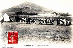 MARNIA - CAMP ARTILLERIE - 1909